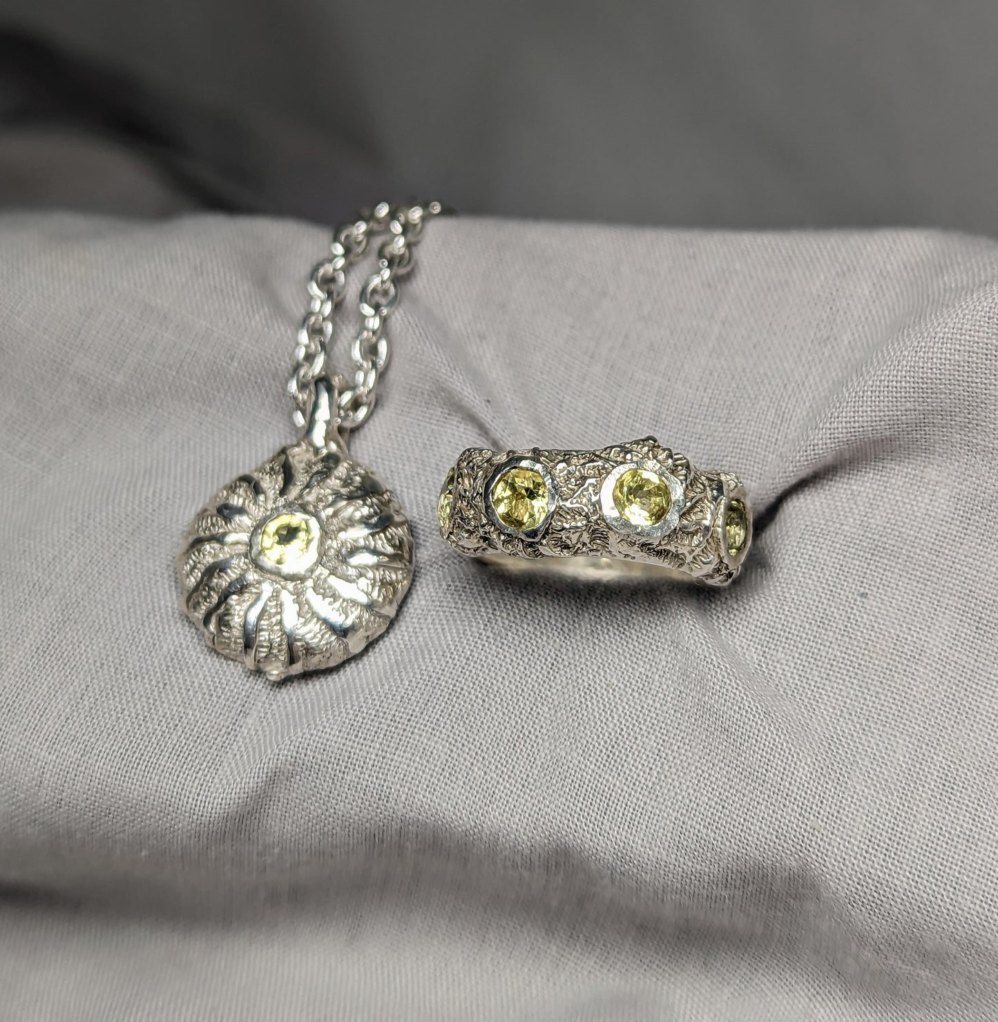 Lemon Sunstone Pendant